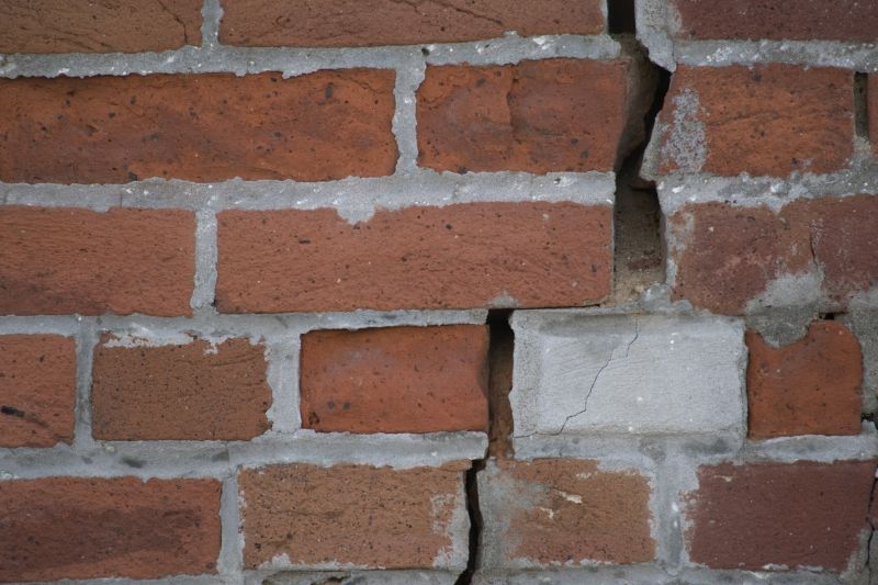 Damaged Block Wall